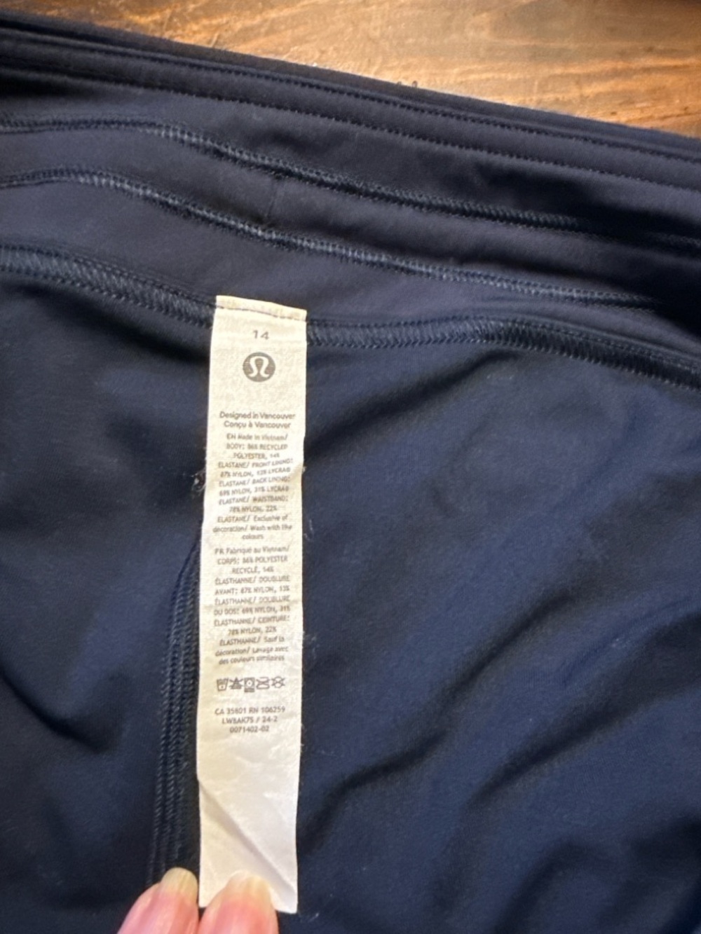 Lululemon Athletica Dark Blue Skort - Picture 6 of 6